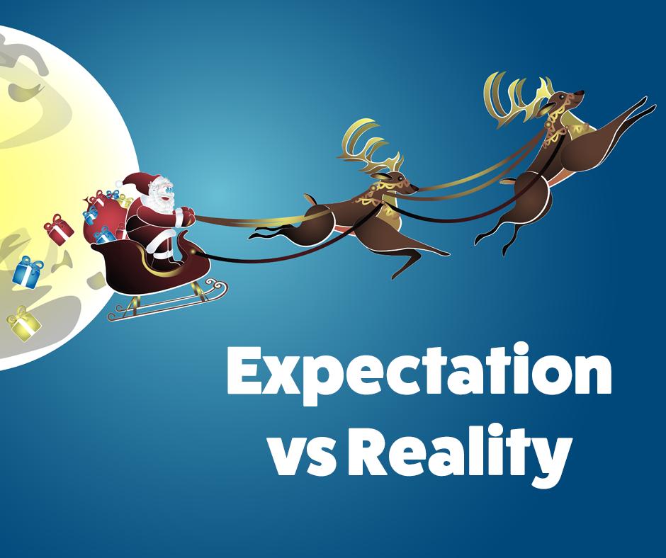 Expectation vs reality - Santa Claus